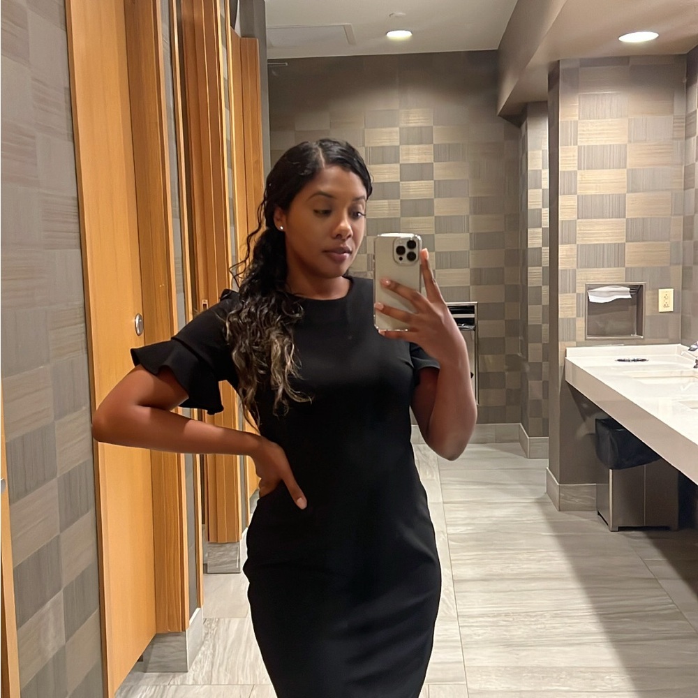 Calvin Klein Classic Black Mini Dress